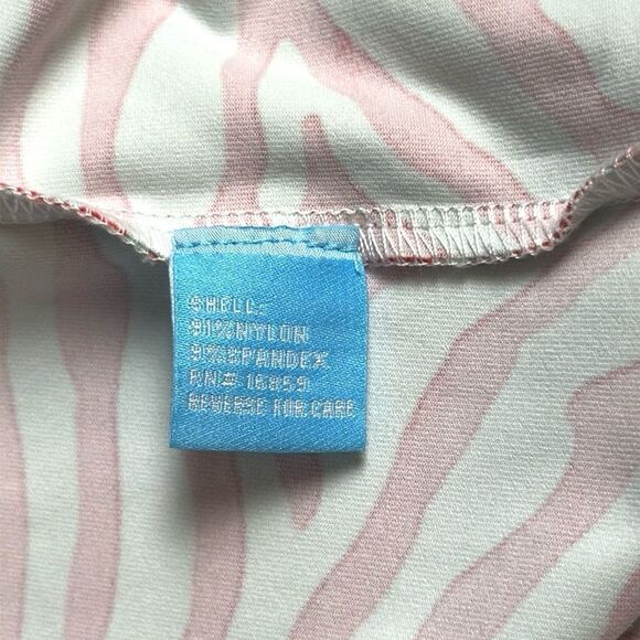 J. McLaughlin Sheath Dress Turquoise Red Zebra Print Sleeveless V-neck Summer M - Picture 11 of 12